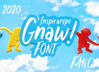 Gnaw - Kid's Fancy Font