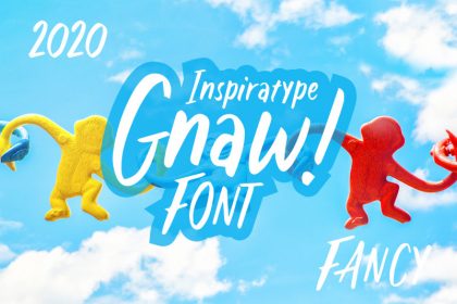 Gnaw - Kid's Fancy Font