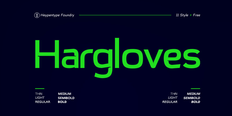 Hargloves Sans Font
