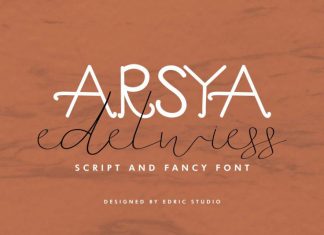 Arsya Edelwiess Font Duo