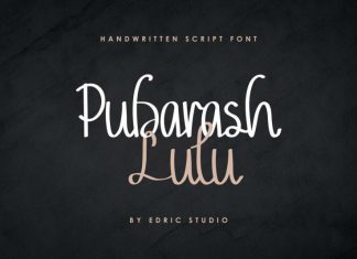Pubarash Lulu Handwritten Font