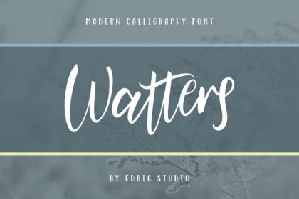 Watters Calligraphy Font