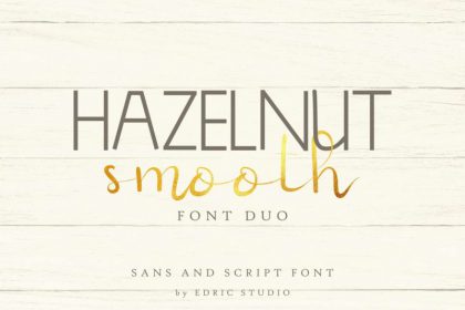 Hazelnut Smooth Font Duo