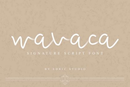 Wavaca Script Font
