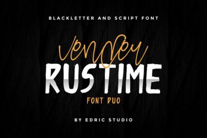 Vender Rustime Font Duo