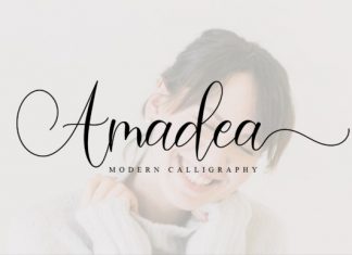 Amadea Script Font