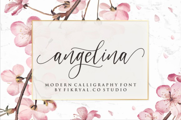 Angelina - Gorgeous Script Font