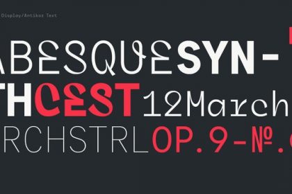 Antikor - Mono Geometric Font