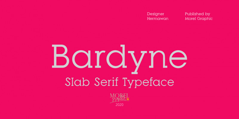 Bardyne Slab Serif Font