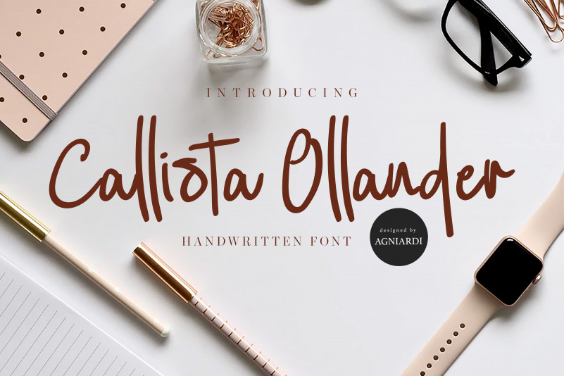 Callista Ollander Script Font