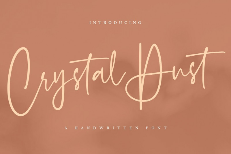 Crystal Dust Handwritten Font