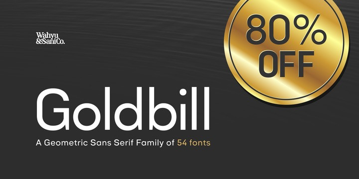 Goldbill Sans Font Family