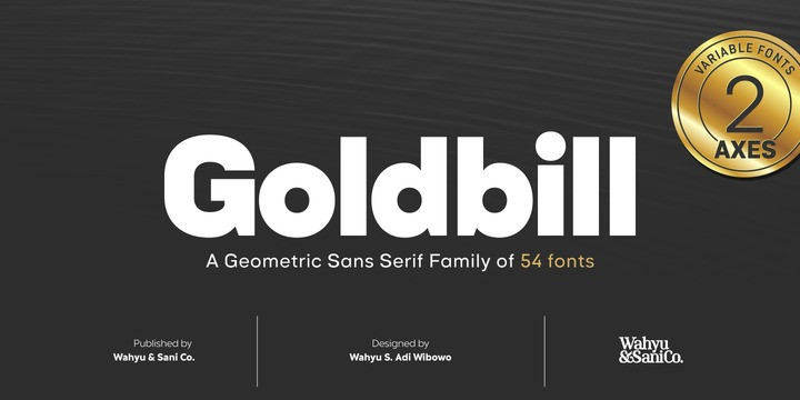 Goldbill Sans Font Family