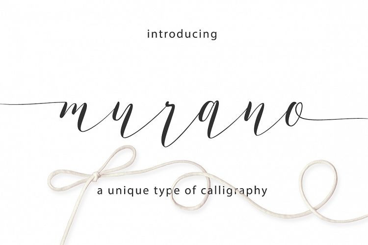 Murano Script Font