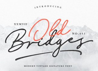 Old Bridges Signature Font