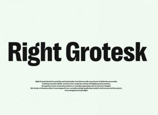 Right Grotesk Font Family