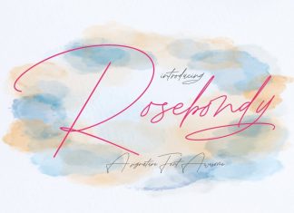 Rosebondy Script Font