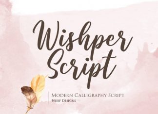 Wishper Script Font