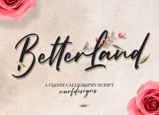 Better Land Script Font