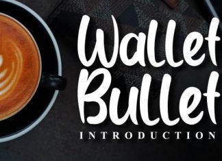Wallet Bullet Script Font