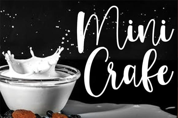 Mini Crafe Script Font