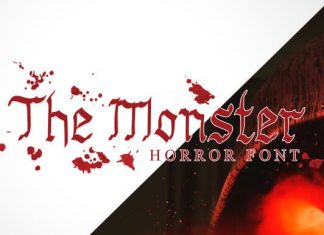 The Monster Horror Font