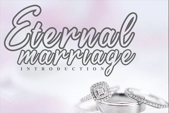 Eternal Marriage Script Font