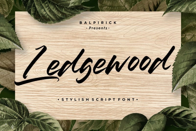 Ledgewood Script Font
