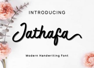 Jathafa Handwritten Font