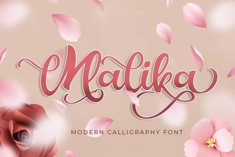 Malika Script Font