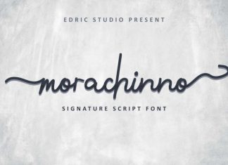 Morachinno Signature Font