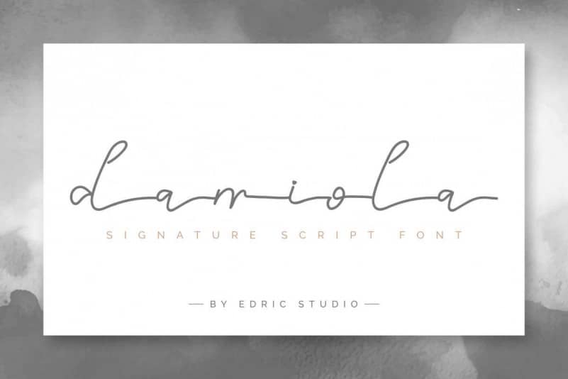Damiola Handwriting Font