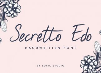 Secretto Edo Handwritten Font