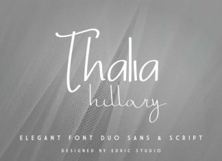 Thalia Hillary Font Duo