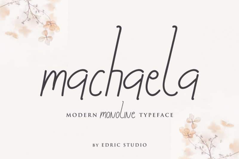 Machaela Handwritten Font
