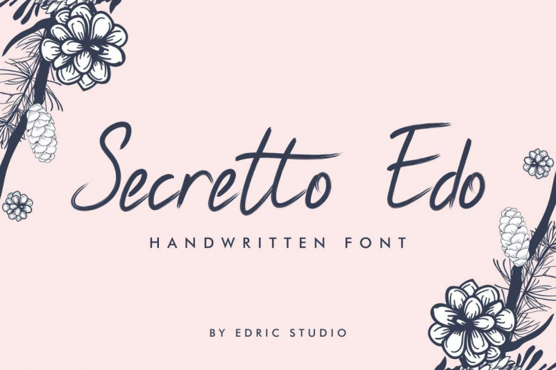 Secretto Edo Handwritten Font