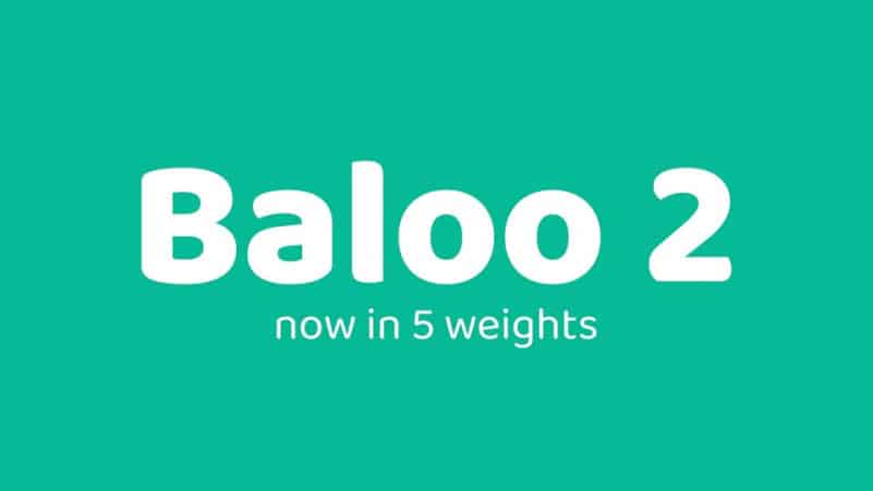 Baloo 2 Font Family