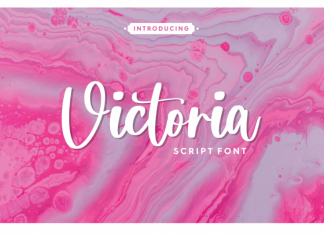 Victoria Script Font