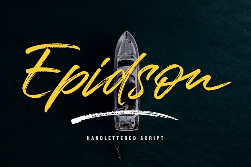 Epidson Brush Script Font