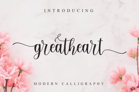 Greatheart Calligraphy Font