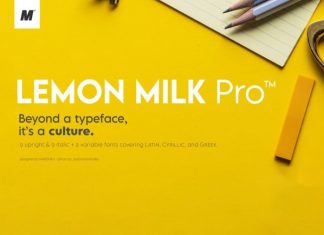 Lemon Milk Font Family