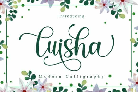 Luisha Script Font