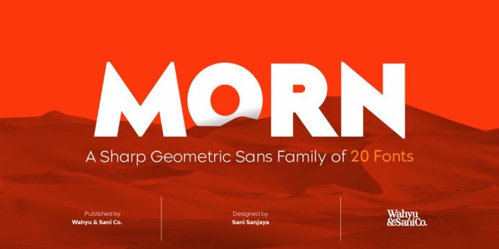 Morn Sans Serif Font Family