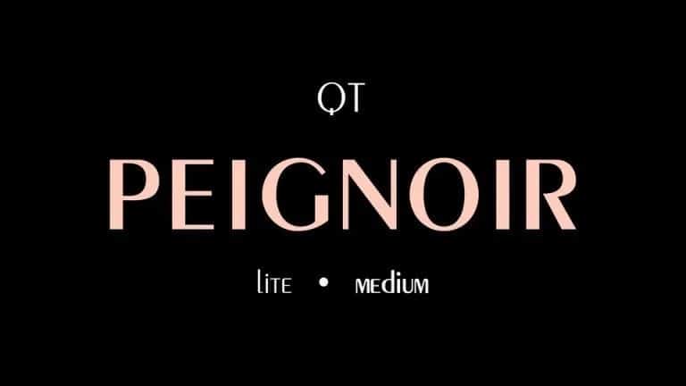Peignior Sans Serif Font