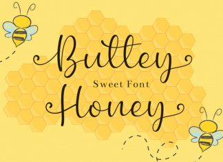 Buttey Honey Script Font