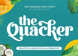 Quacker Beautiful Sans Font