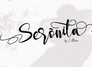Seronita Calligraphy Font