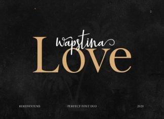 Wapstina Love Font Duo