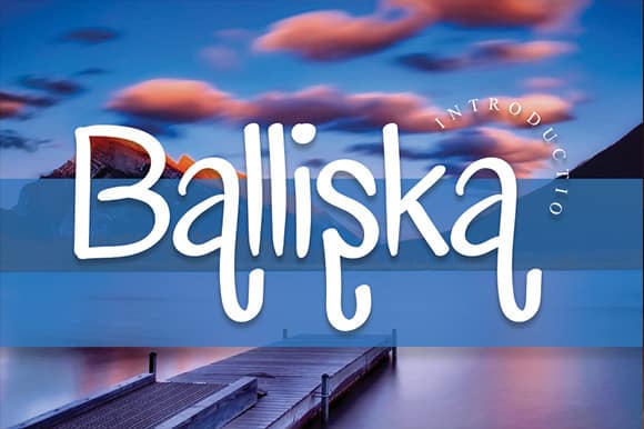 Balliska Handwriting Font