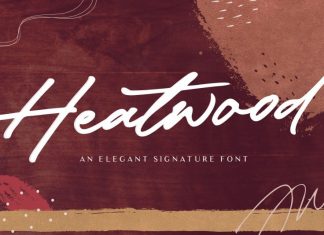 Heatwood - Elegant Signature Font